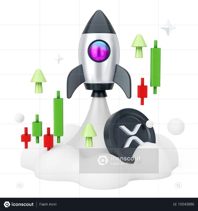 暗号通貨スタートアップ  3D Icon