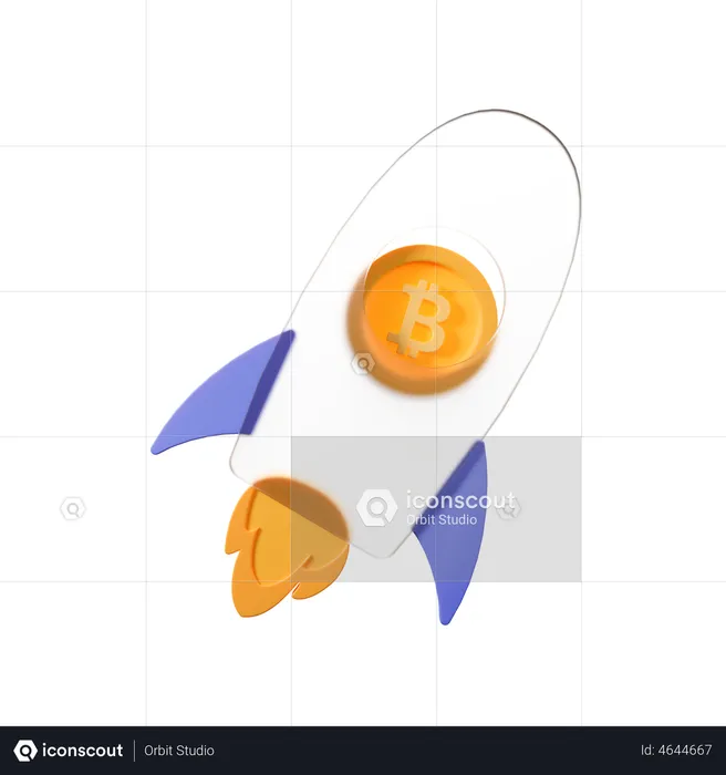 Crypto Startup  3D Illustration