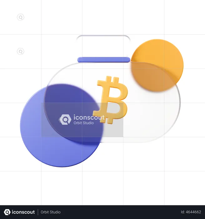 Crypto Trading  3D Illustration