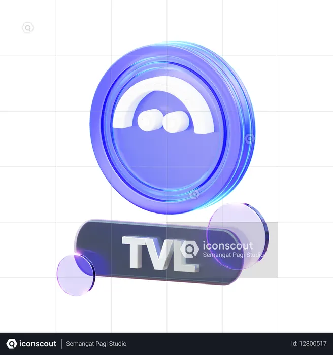 Crypto Tvl  3D Icon