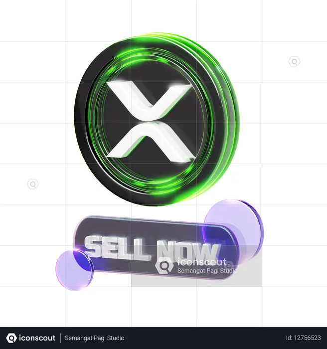 CRYPTO-VENDEZ MAINTENANT  3D Icon