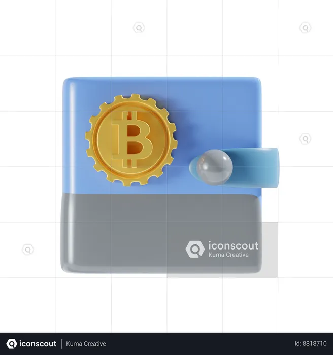 Crypto Wallet  3D Icon