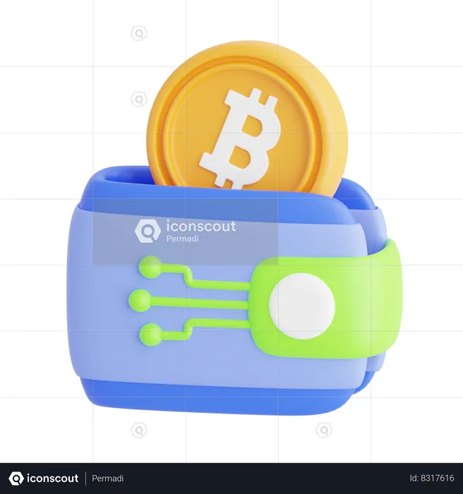 Crypto Wallet  3D Icon