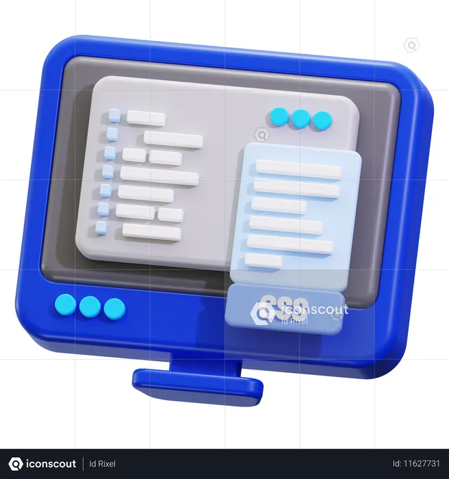 Css  3D Icon