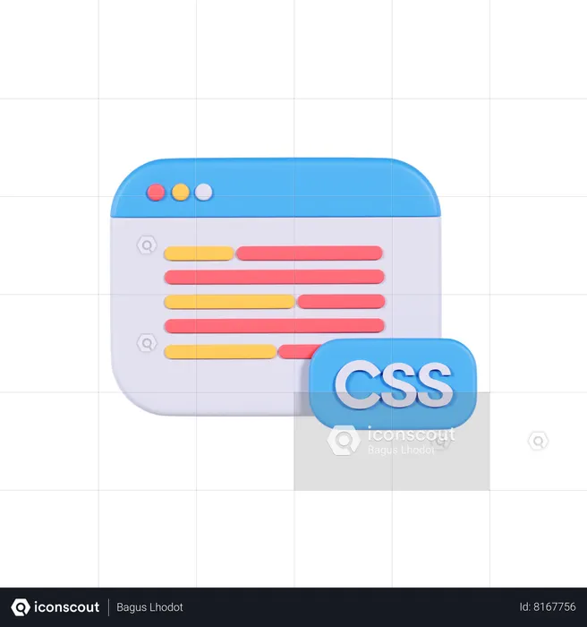 Css Coding  3D Icon