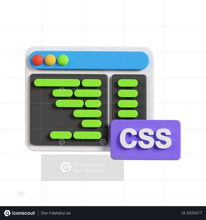 Css Coding  3D Icon