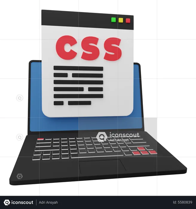 Css Coding  3D Icon