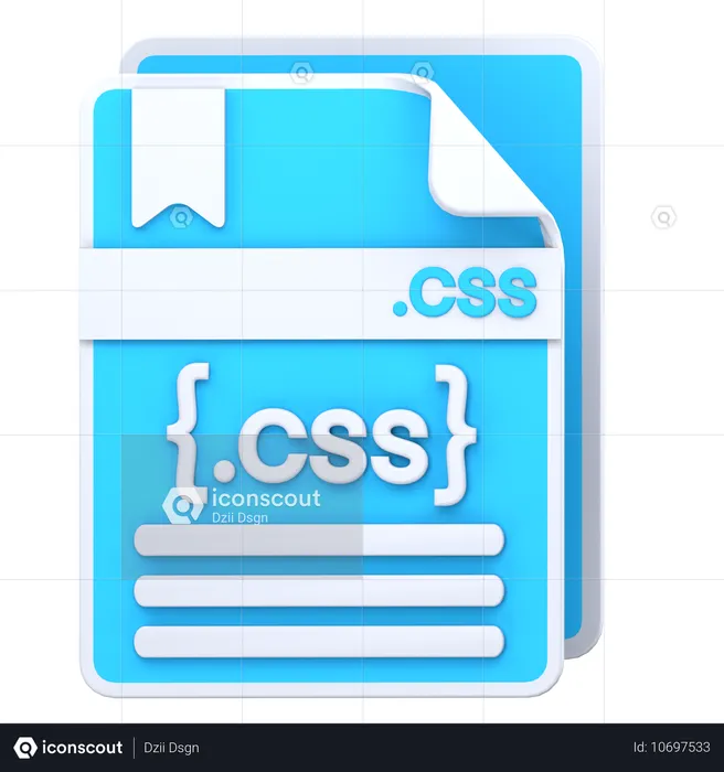 CSS-Datei  3D Icon