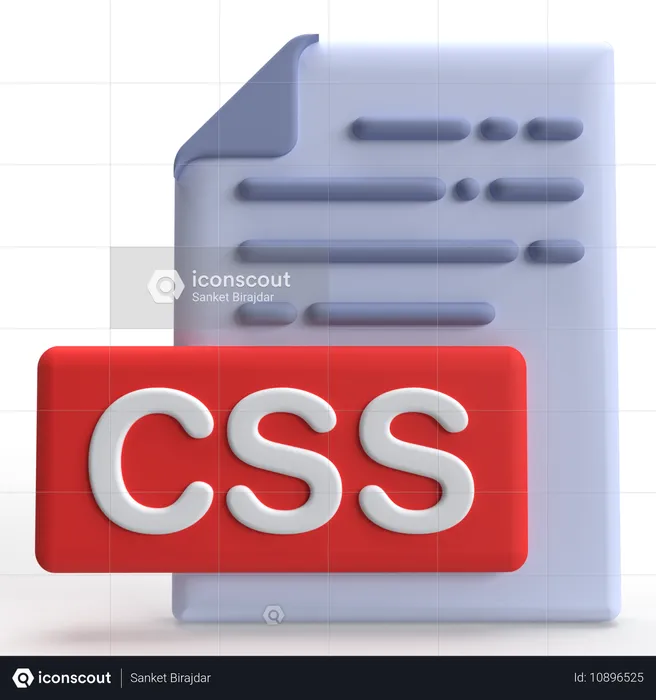 CSS-Datei  3D Icon