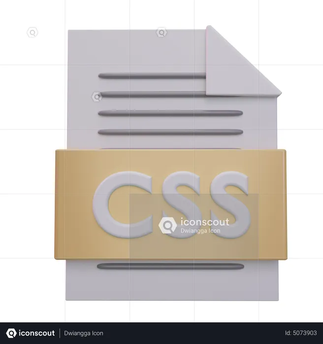 CSS-Datei  3D Icon