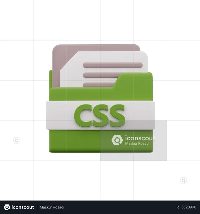 CSS-Datei  3D Icon