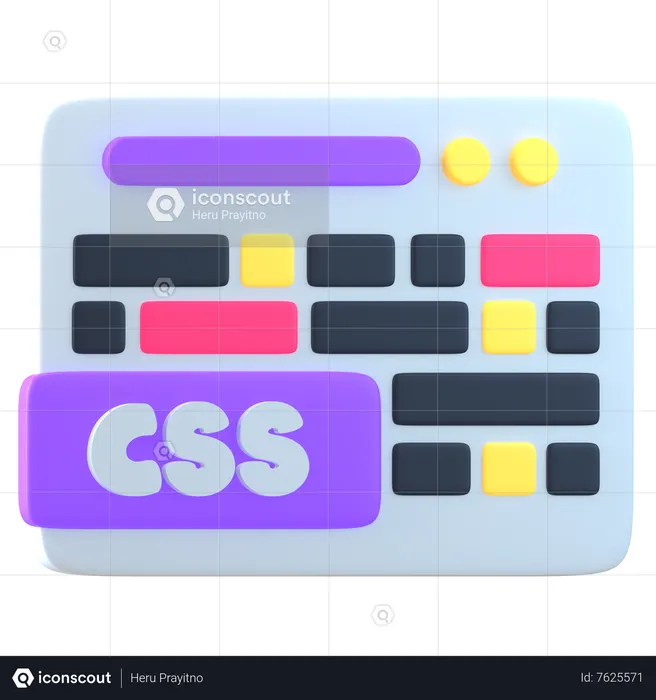 CSS-Datei  3D Icon