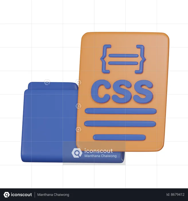 CSS File  3D Icon