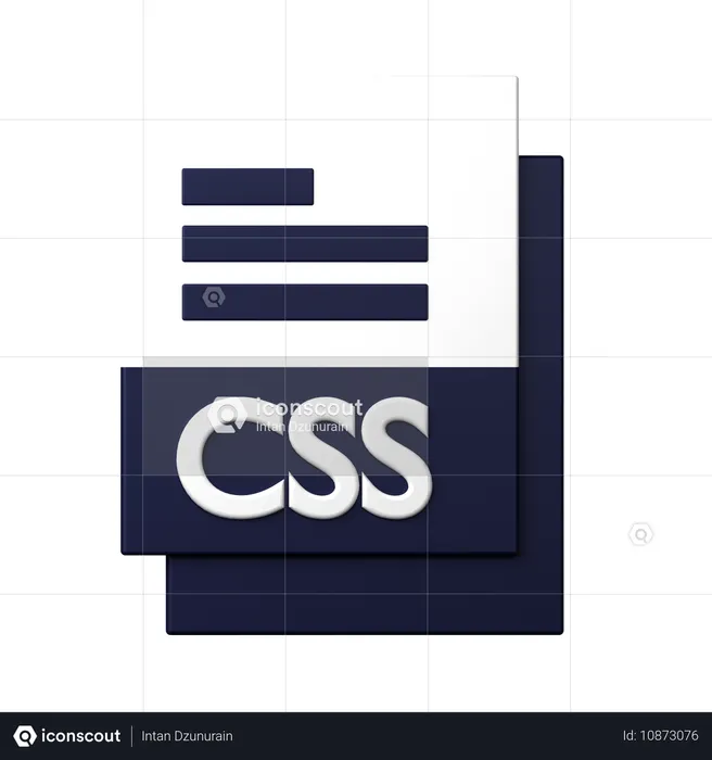 CSS ファイル  3D Icon