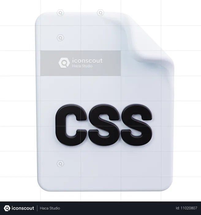 CSS ファイル  3D Icon