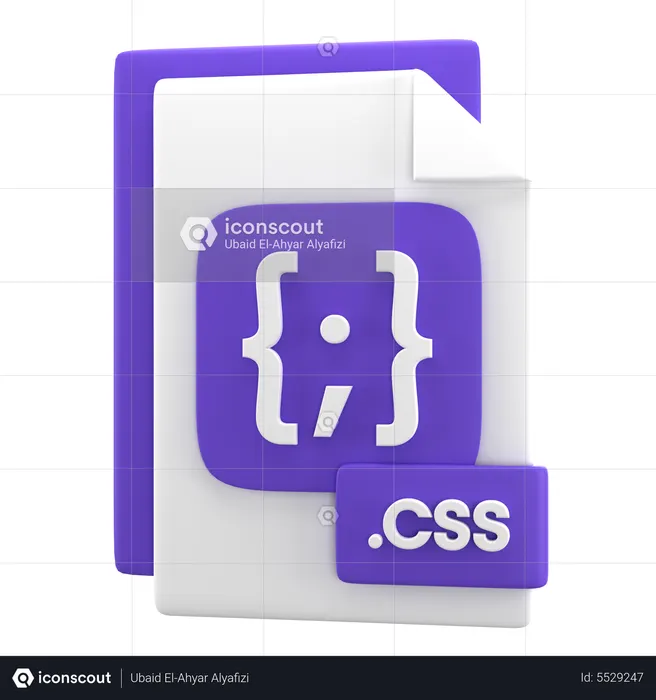 CSS File  3D Icon