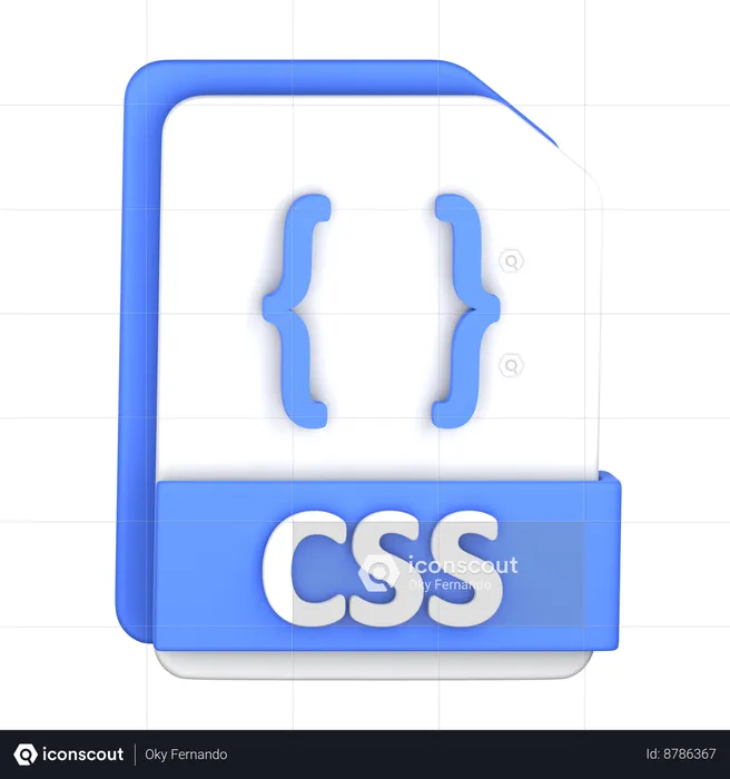 Css File  3D Icon