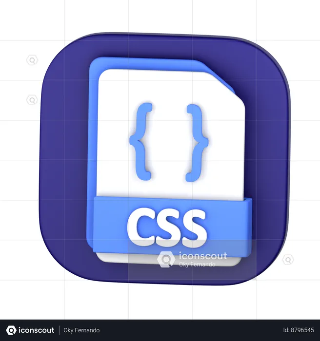 CSS File  3D Icon