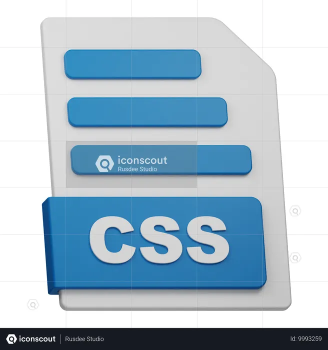 CSS File  3D Icon