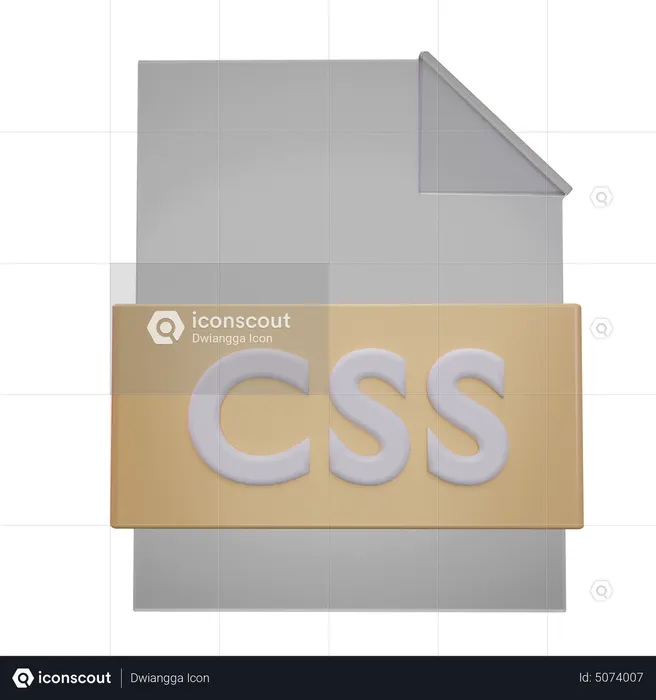 Css File  3D Icon
