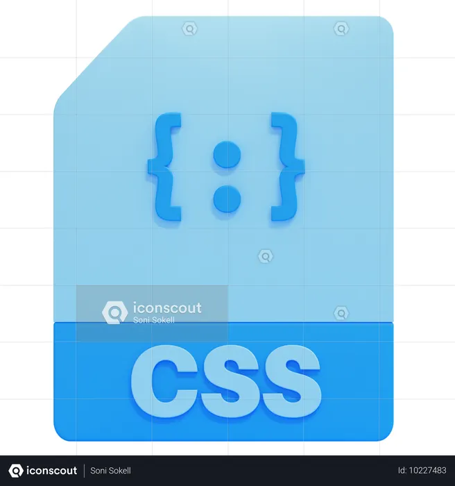 CSS File  3D Icon
