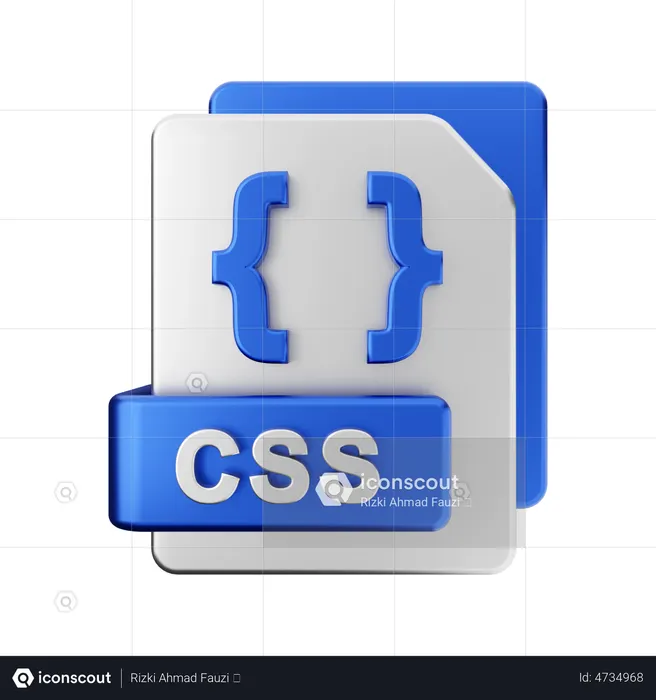 CSS File  3D Icon