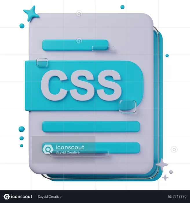 CSS File  3D Icon
