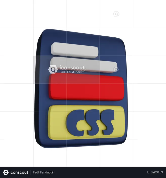 Css File  3D Icon