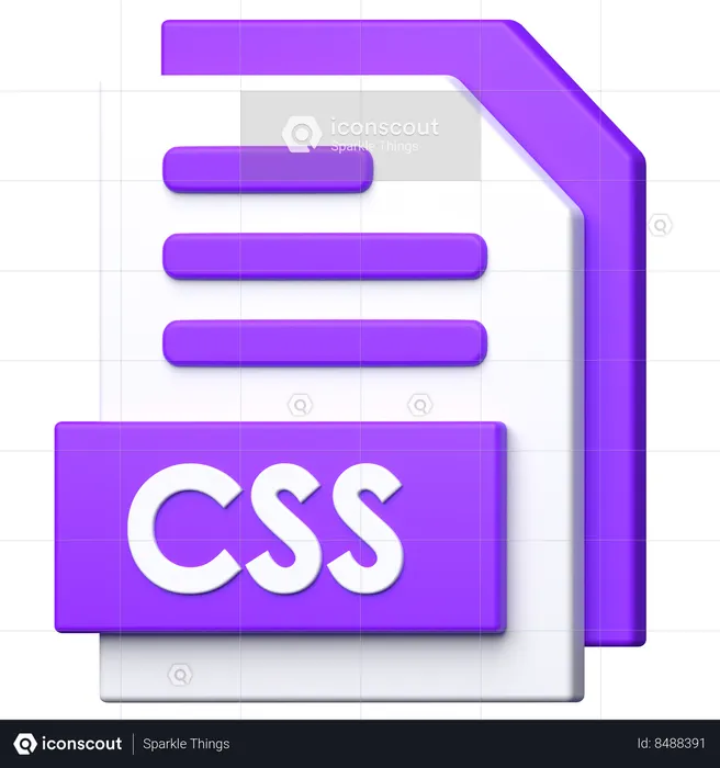 Css File  3D Icon