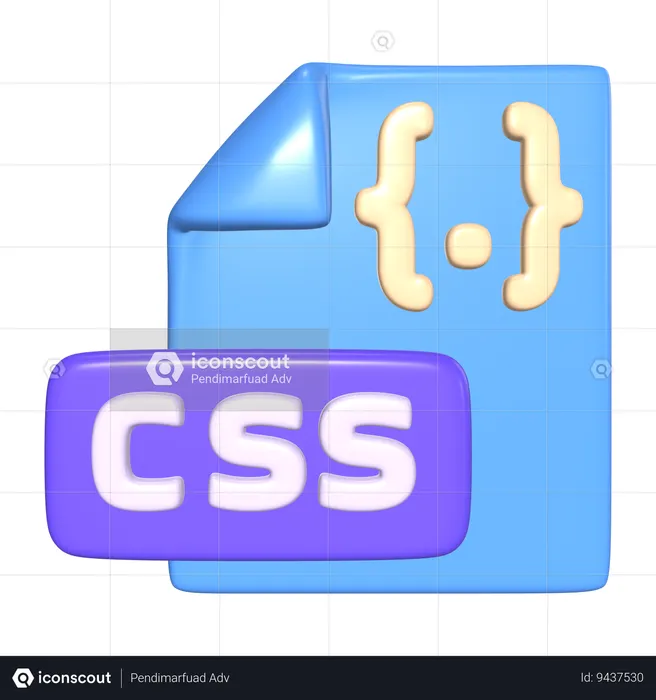 CSS File  3D Icon