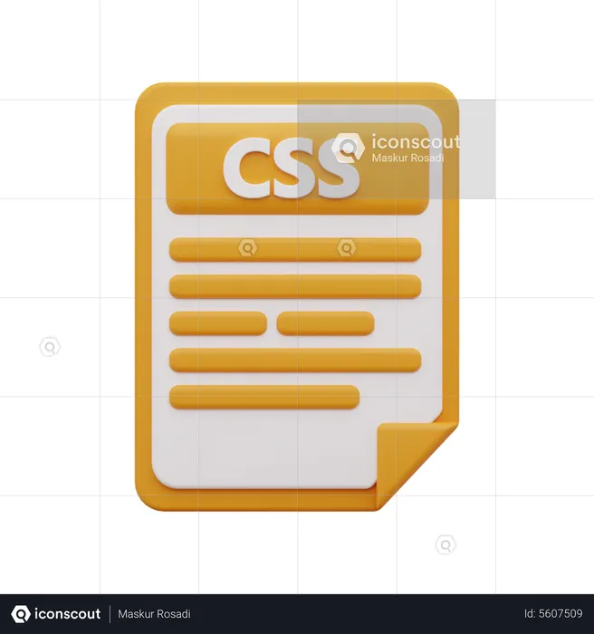 Css file  3D Icon