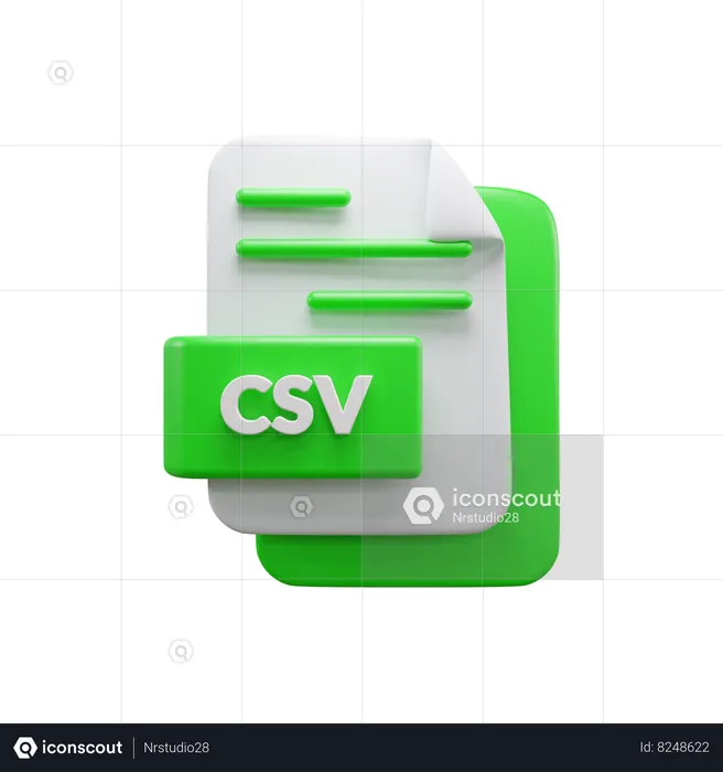 Csv  3D Icon