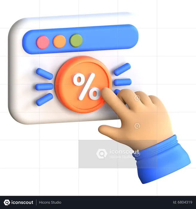 CTR – Click Through Rate  3D Icon