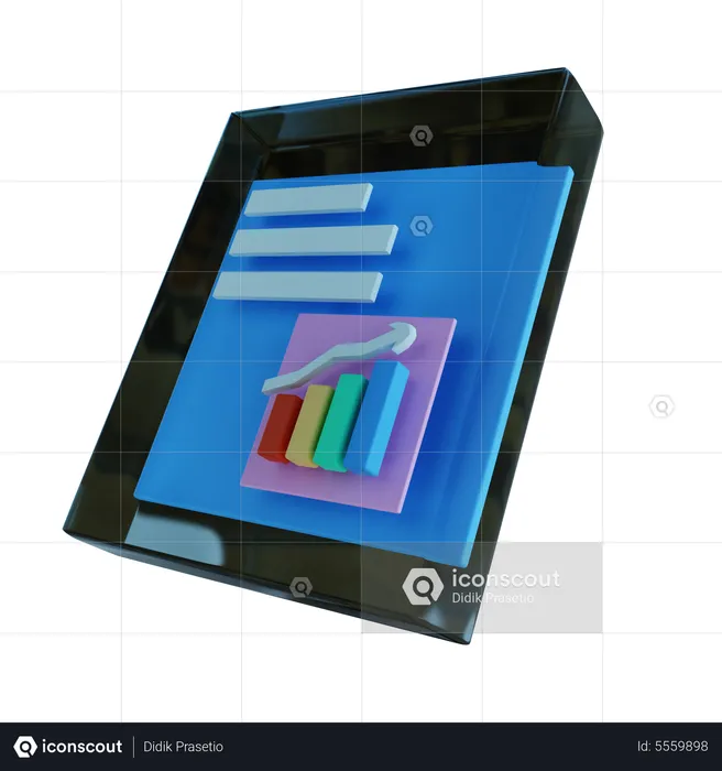 Cuadro de presentación  3D Icon