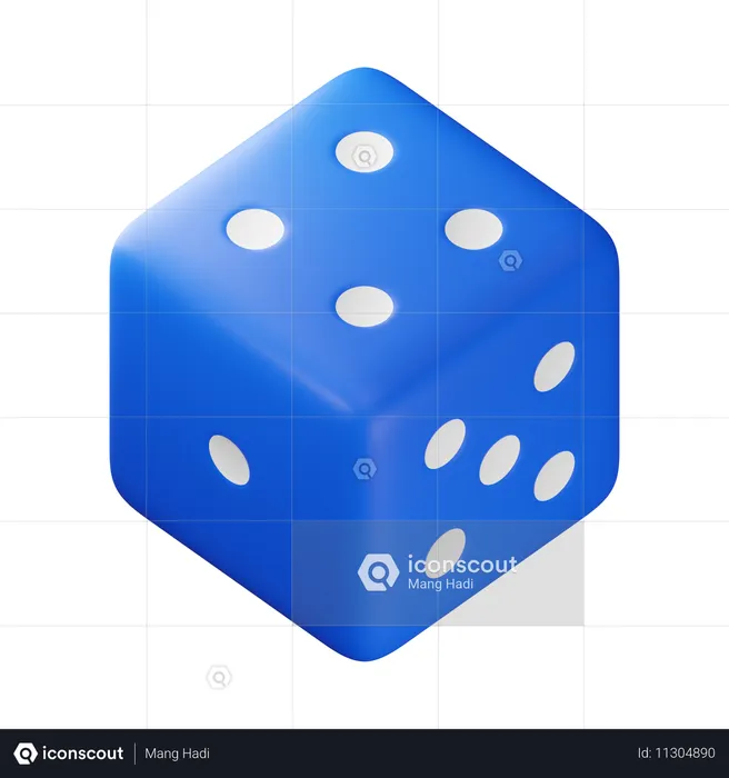 Cuatro dados  3D Icon