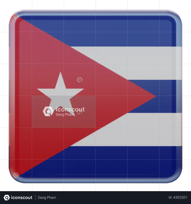 Cuba Flag Flag 3D Flag