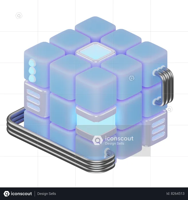 Cube  3D Icon