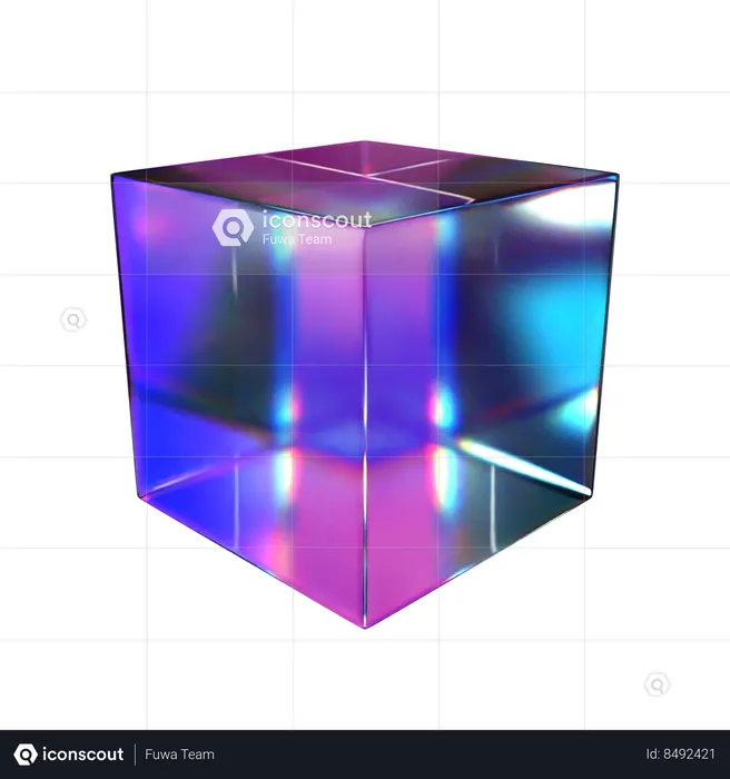 Cube  3D Icon