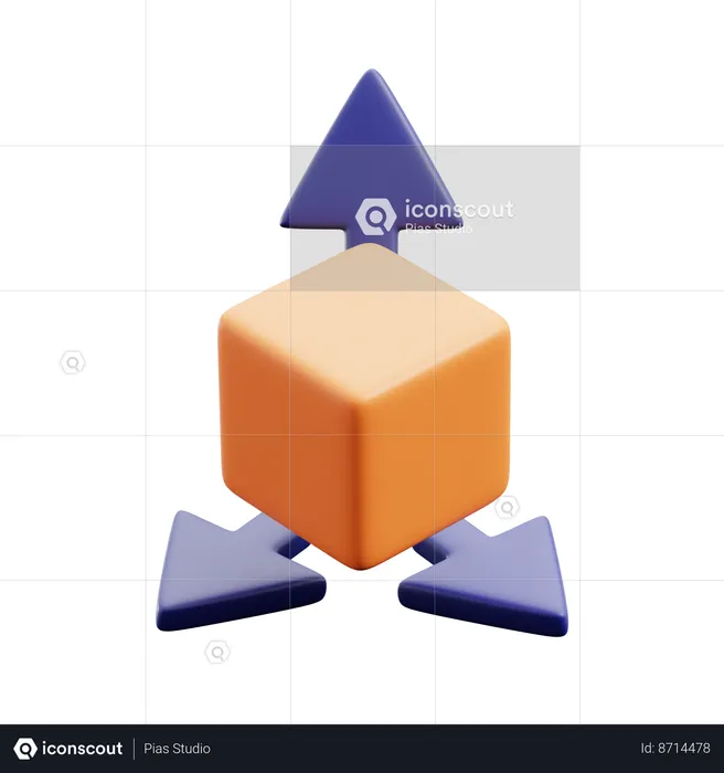 Cube  3D Icon