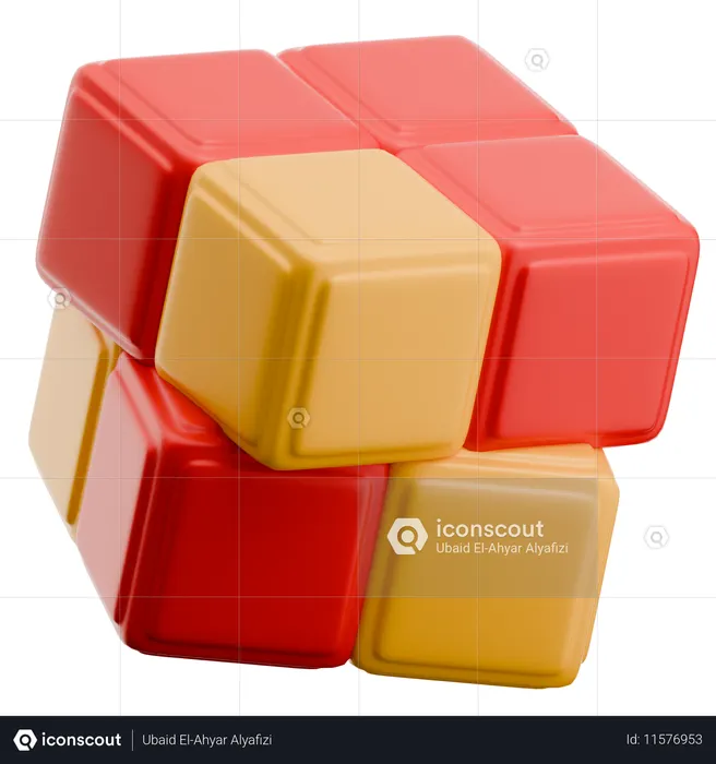 Cube  3D Icon