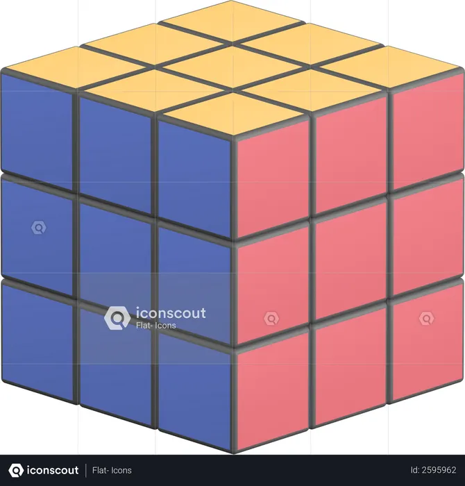 Cube  3D Illustration