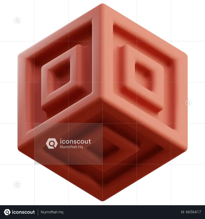 Cube  3D Icon