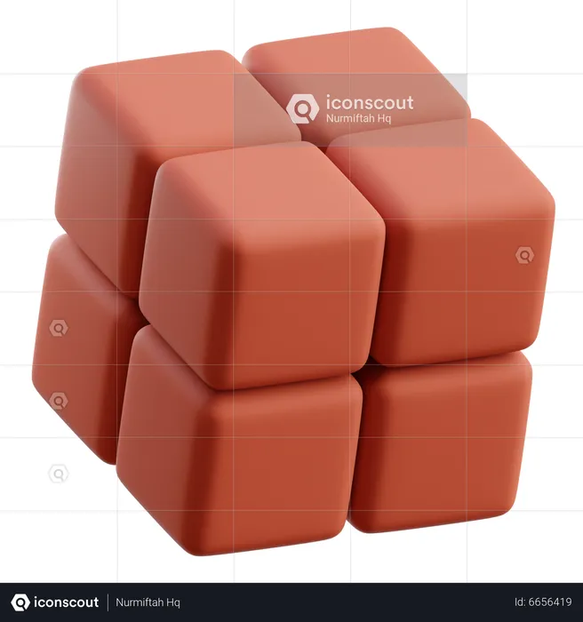 Cube  3D Icon