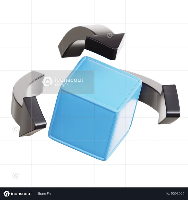 Cube  3D Icon