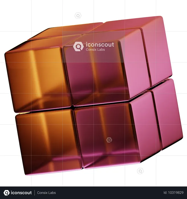 Cube  3D Icon