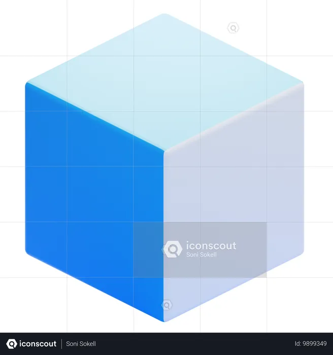 Cube  3D Icon