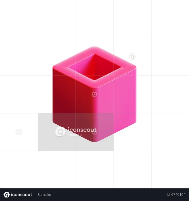 Cube  3D Icon