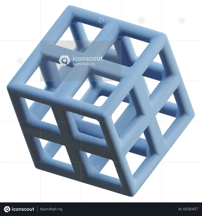 Cube  3D Icon