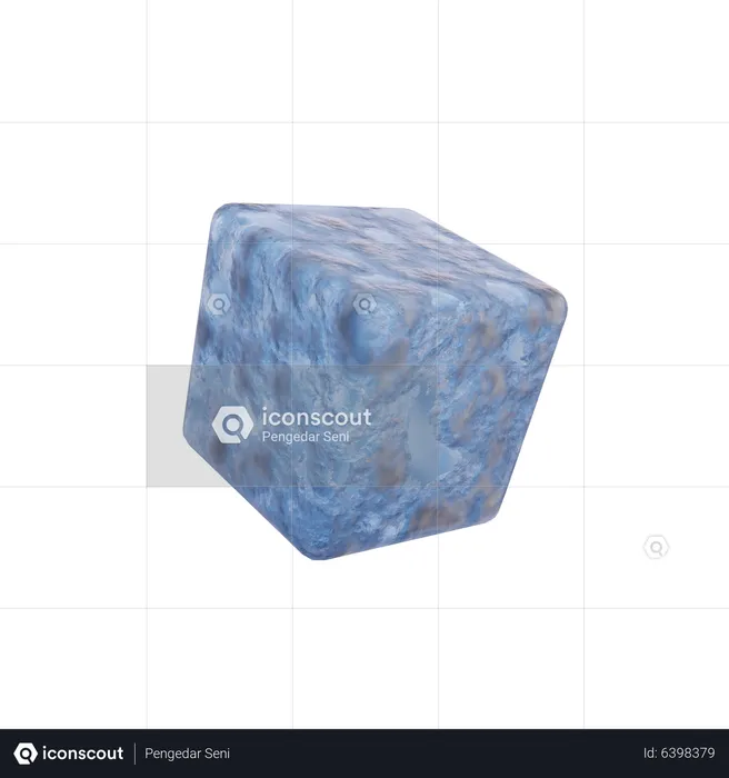 Cube Abstract Shape  3D Icon