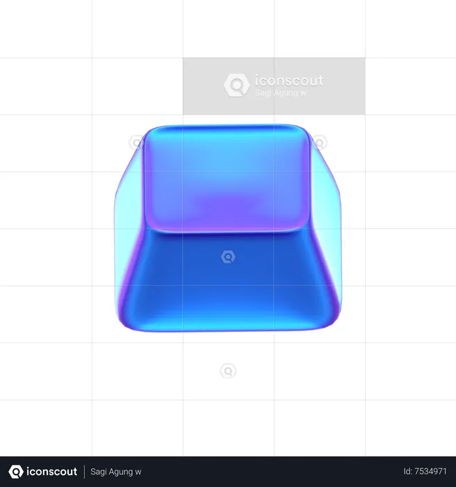 Cube Abstract Shape  3D Icon